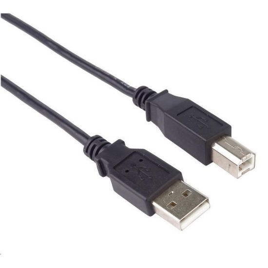 Obrázek PREMIUMCORD Kabel USB 2.0 A- B propojovací 1m, barva černá