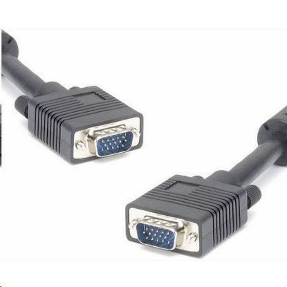 Obrázek PREMIUMCORD Kabel k monitoru HQ (Coax) 2x ferrit, SVGA 15p, DDC2, 3xCoax+8žil, 3m