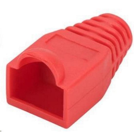 Obrázek PremiumCord 25ks Krytek konektoru RJ45 - červená