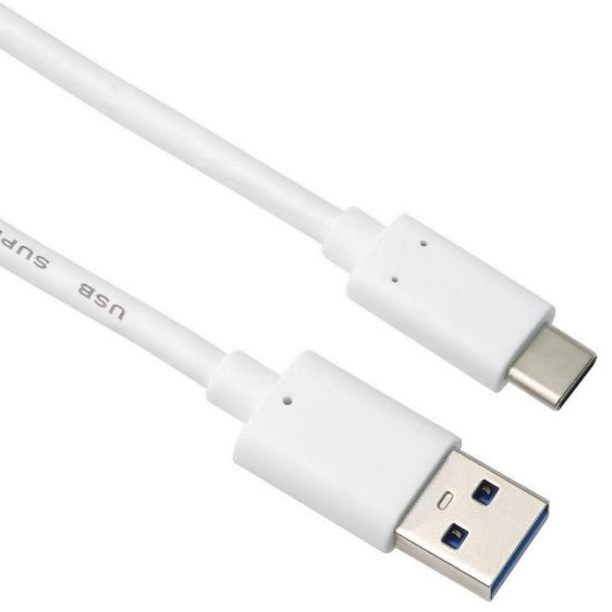 Obrázek PremiumCord kabel USB- C - USB 3.0 A (USB 3.2 generation 2, 3A, 10Gbit/ s) 3m, bílá
