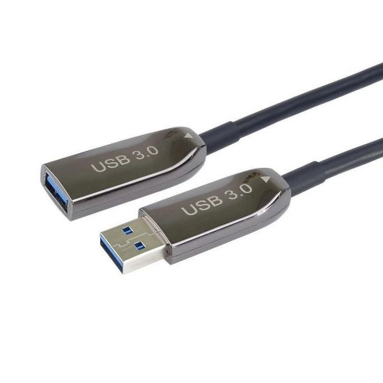 Obrázek PremiumCord prodlužovací optický AOC kabel USB 3.0 A/ Male - A/ Female, 7m