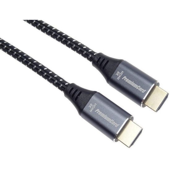 Obrázek PREMIUMCORD Kabel HDMI 2.1 High Speed + Ethernet kabel 8K@60 Hz, zlacené konektory, 3m