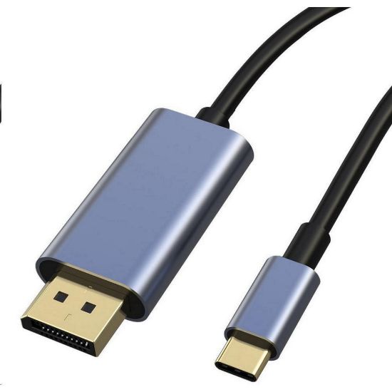 Obrázek PremiumCord kabel USB- C na DisplayPort DP1.4 8K@60 Hz a 4k@120 Hz 2m