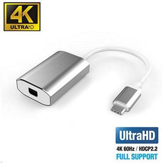 Obrázek PremiumCord Adaptér USB- C na mini DisplayPort, rozlišení 4K*2K@60 Hz