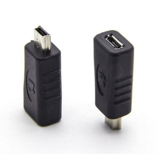 Obrázek PremiumCord USB redukce USB2.0 Micro B - USB2.0 Mini 5PIN (F/ M)