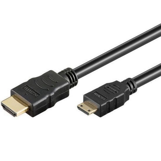 Obrázek PremiumCord kabel 4K HDMI A - HDMI mini C, 1m