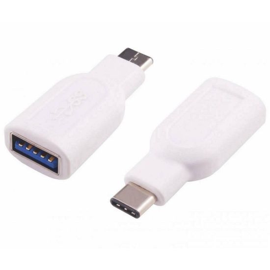Obrázek PremiumCord adaptér USB 3.1 konektor C - USB 3.0 A (M/ F), OTG, bílá