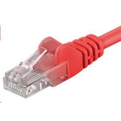 Obrázek PremiumCord Patch kabel UTP RJ45- RJ45 CAT6 0.5m červená
