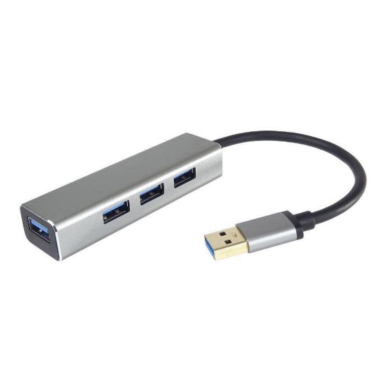 Obrázek PremiumCord USB 3.0 Superspeed HUB 4- portový