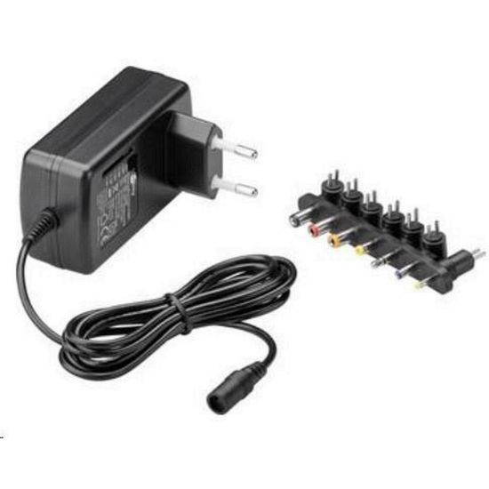 Obrázek Goobay Univerzální napájecí adaptér 230V/ 9V- 24V max. 24 W a 1, 5 A