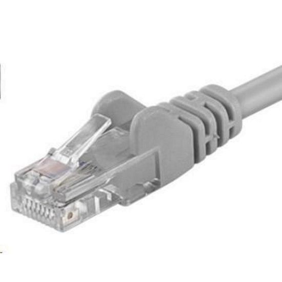 Obrázek PremiumCord Patch kabel UTP RJ45- RJ45 CAT6 15m šedá