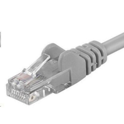 Obrázek PremiumCord Patch kabel UTP RJ45- RJ45 CAT6 0.1m šedá