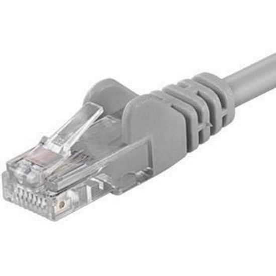 Obrázek PremiumCord Patch kabel UTP RJ45- RJ45 CAT6 1, 5m šedá