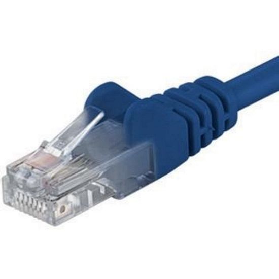 Obrázek PremiumCord Patch kabel UTP RJ45- RJ45 CAT6 7m modrá