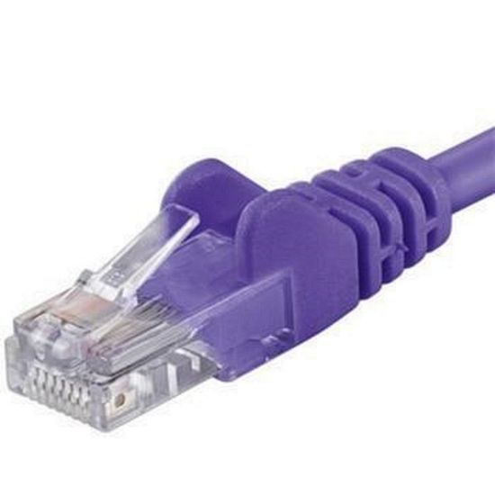 Obrázek PremiumCord Patch kabel UTP RJ45- RJ45 CAT6 7m fialová