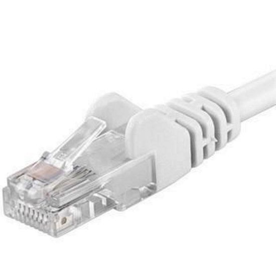 Obrázek PremiumCord Patch kabel UTP RJ45- RJ45 CAT6 7m bílá