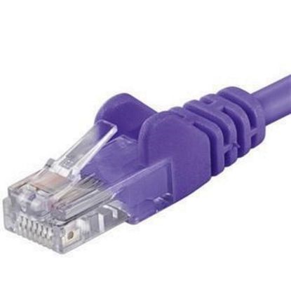 Obrázek PremiumCord Patch kabel UTP RJ45- RJ45 CAT6 10m fialová