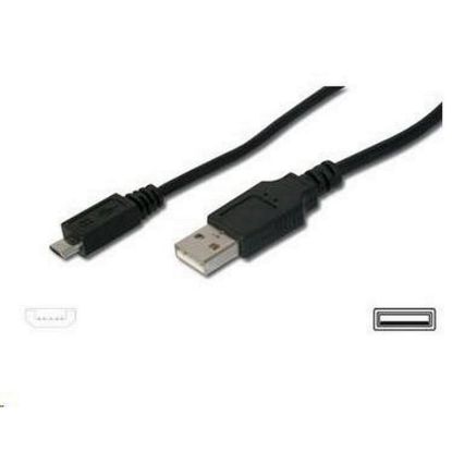 Obrázek PREMIUMCORD Kabel USB 2.0 A - Micro B propojovací 1m