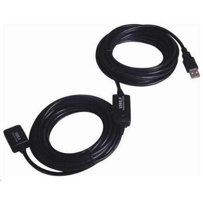 Obrázek PREMIUMCORD USB 2.0 repeater a prodlužovací kabel A/ M- A/ F 15m