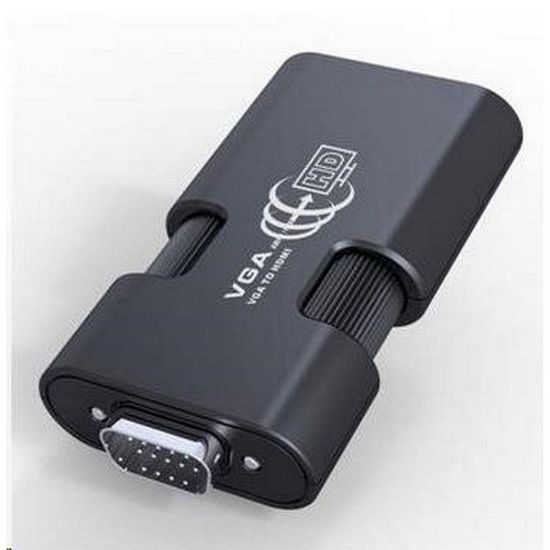 Obrázek PREMIUMCORD Převodník - VGA+audio elektronický konvertor na rozhraní HDMI