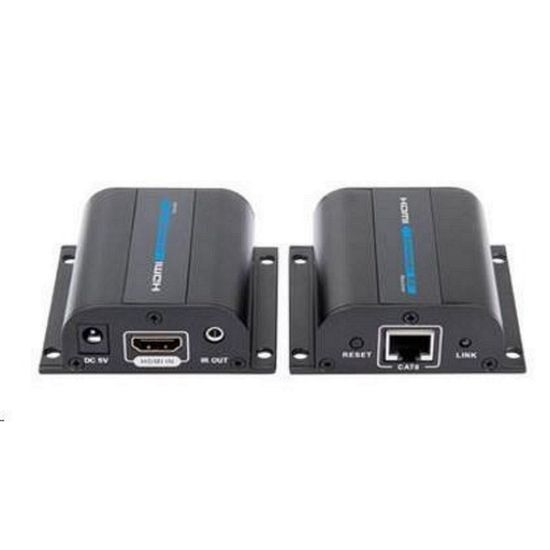 Obrázek PREMIUMCORD HDMI extender na 60m přes jeden kabel Cat5e/ Cat6