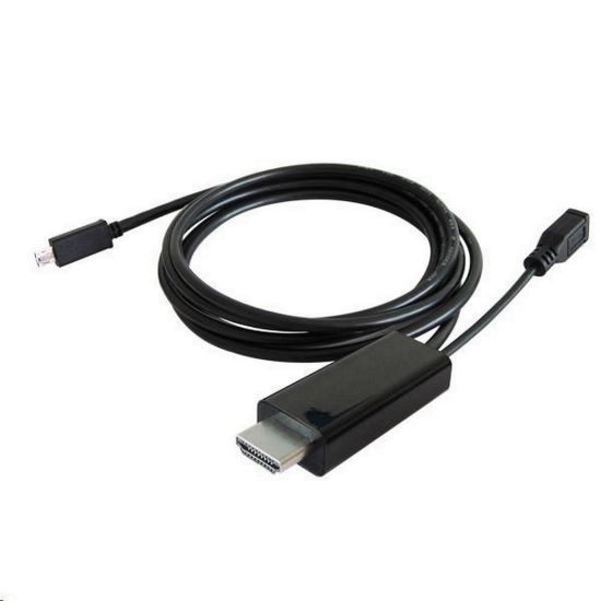 Obrázek PremiumCord MHL 2.0 (micro USB/ HDTV) adaptér kabel na HDMI 1, 5m