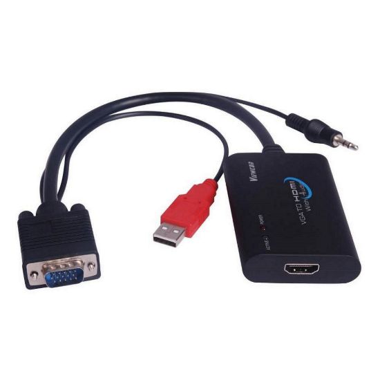 Obrázek PREMIUMCORD Převodník elektronický VGA+audio na HDMI