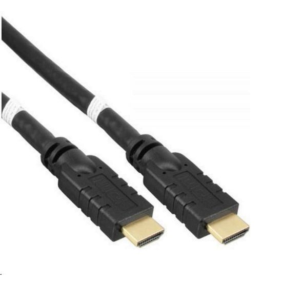 Obrázek PREMIUMCORD KabelHDMI High Speed with Ether.4K@60 Hz, se zesilovačem, 25m, 3x stínění, M/ M, zlacené konektory