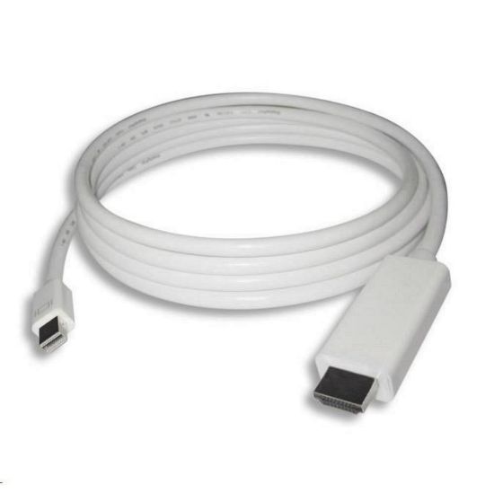 Obrázek PREMIUMCORD Kabel mini DisplayPort 1.2 na HDMI 2.0, pro rozlišení 4Kx2K@60 Hz, 2m
