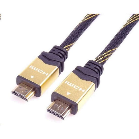 Obrázek PREMIUMCORD Kabel HDMI 2.0 High Speed + Ethernet kabel HQ, zlacené konektory, 5m
