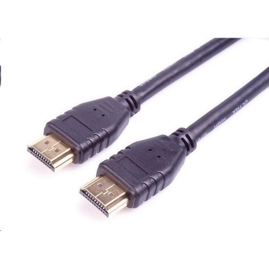 Obrázek PREMIUMCORD Kabel HDMI 2.1 High Speed + Ethernet kabel 8K@60 Hz, zlacené konektory, 1m