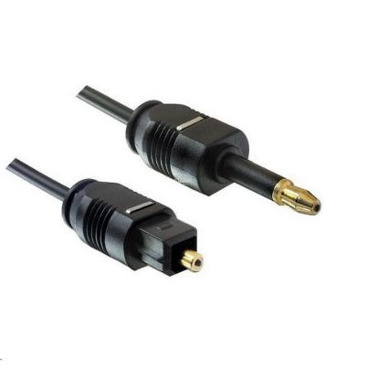 Obrázek PREMIUMCORD Kabel 3, 5mm mini Toslink - Toslink, OD: 2.2mm, délka 3m