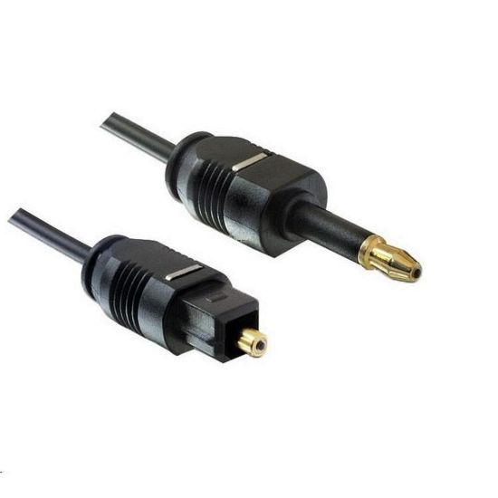Obrázek PREMIUMCORD Kabel 3, 5mm mini Toslink - Toslink, OD: 2.2mm, délka 3m
