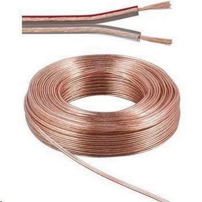 Obrázek PremiumCord Kabely na propojení reprosoustav 100% CU měď 2x 2, 5mm 10m