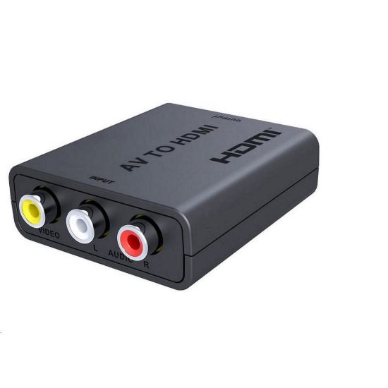Obrázek PREMIUMCORD převodník AV kompozitního signálu a stereo zvuku na HDMI 1080P