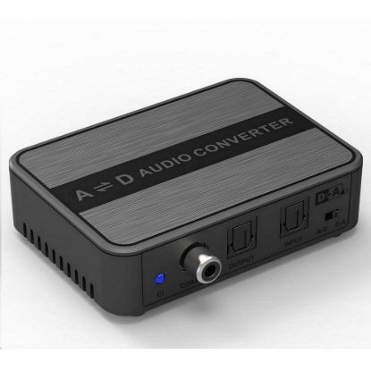 Obrázek PREMIUMCORD Obousměrný převodník zvuku DIGI- ANALOG a ANALOG- DIGI SPDIF Toslink CINCH stereo jack 3, 5mm