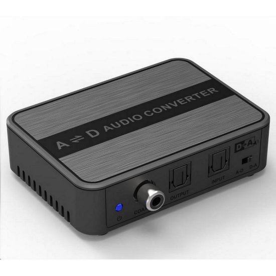 Obrázek PREMIUMCORD Obousměrný převodník zvuku DIGI- ANALOG a ANALOG- DIGI SPDIF Toslink CINCH stereo jack 3, 5mm