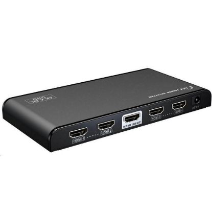 Obrázek PremiumCord HDMI 2.0 splitter 1- 4 porty, 4K x 2K/ 60 Hz, FULL HD, 3D, černý