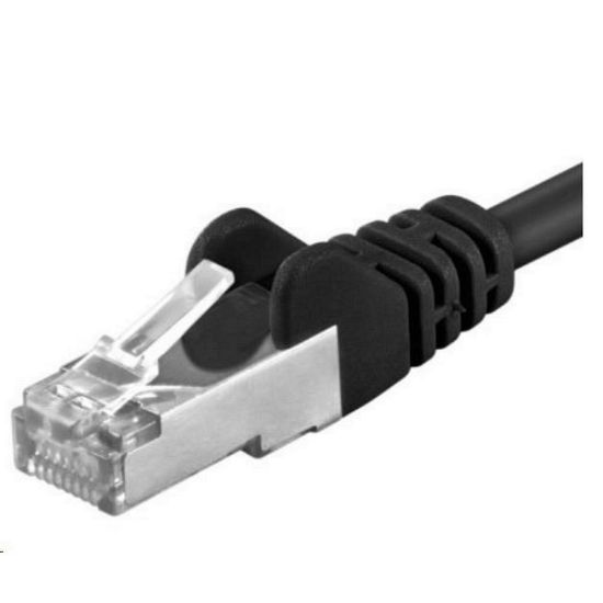 Obrázek PREMIUMCORD Patch kabel CAT6a S- FTP, RJ45- RJ45, AWG 26/ 7 0, 25m černá