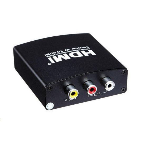 Obrázek PREMIUMCORD převodník AV kompozitního signálu a stereo zvuku na HDMI 1080P