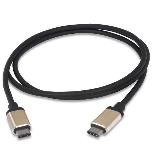 Obrázek PREMIUMCORD Kabel USB 3.1 konektor C/ male - USB 3.1 C/ male, 0, 5m hliníkové konektory