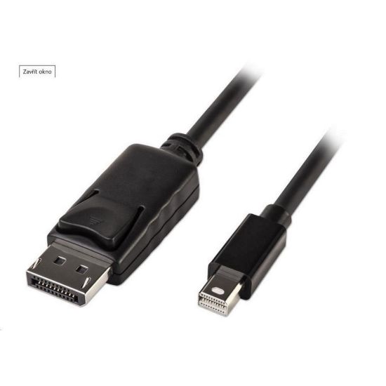 Obrázek PREMIUMCORD Mini DisplayPort - DisplayPort V1.2 přípojný kabel M/ M 3m