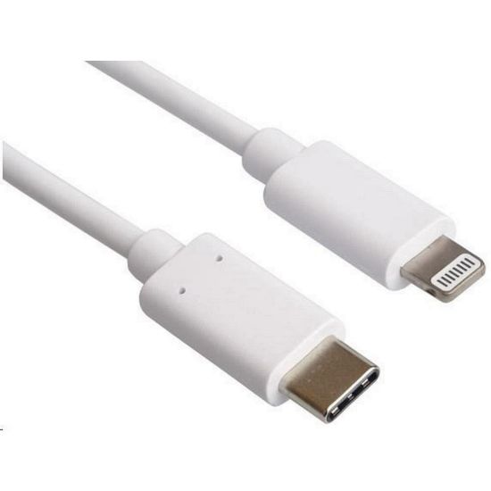 Obrázek PREMIUMCORD Apple Lightning - USB- C™ USB nabíjecí a datový kabel MFi pro Apple iPhone/ iPad, 1m