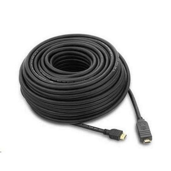 Obrázek PREMIUMCORD Kabel HDMI 10m High Speed se zesilovačem 3x stíněný