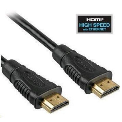 Obrázek PREMIUMCORD Kabel HDMI 7m High Speed + Ethernet (v1.4), zlacené konektory