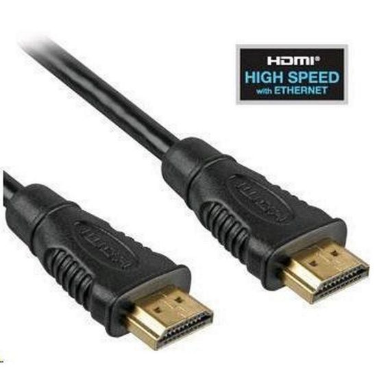 Obrázek PREMIUMCORD Kabel HDMI 7m High Speed + Ethernet (v1.4), zlacené konektory