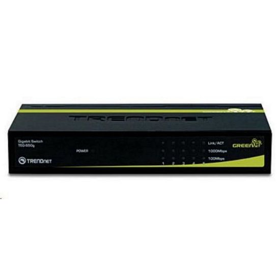 Obrázek TRENDnet 5port Gigabit GREENnet Switch 10/ 100/ 1000 kovový