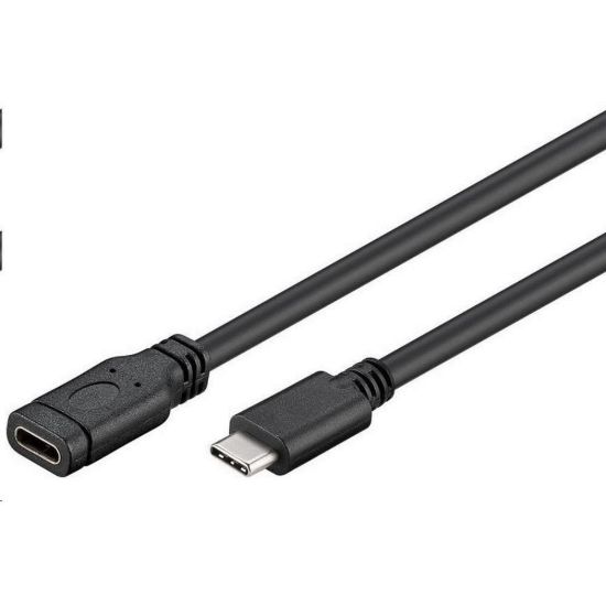 Obrázek PREMIUMCORD USB- C prodlužovací kabel (USB 3.1 generation 1), C/ M - C/ F, 2m