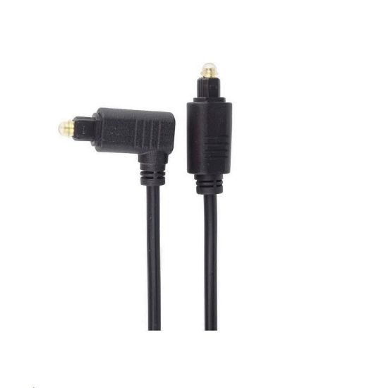 Obrázek PremiumCord Kabel Toslink - Toslink 90°, tloušťka kabelu: 4.0mm, délka 2m