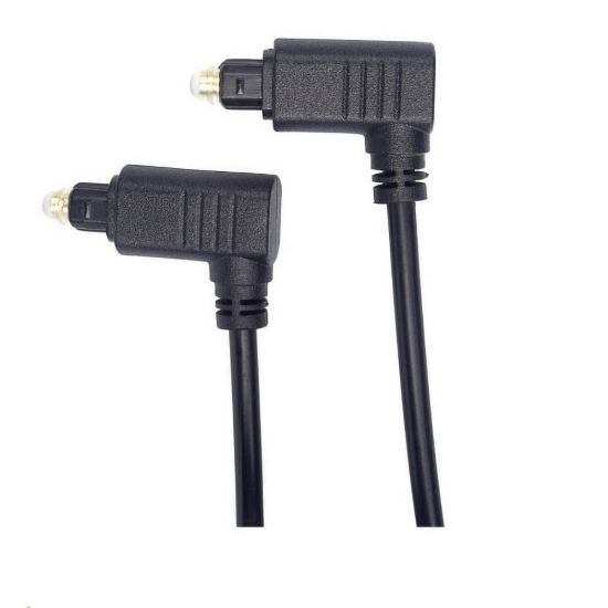 Obrázek PremiumCord Kabel Toslink 90° - Toslink 90°, tloušťka kabelu: 4.0mm, délka 2m